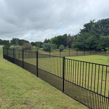 WROUGHT IRON FENCE - POTTSBORO, TX