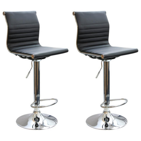 AmeriHome Modern Sophisticated Bar Stool - 2 Piece