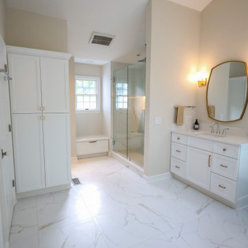 Pure Luxury: Master Bathroom Remodel with Freestanding Tub and Dual Vanities