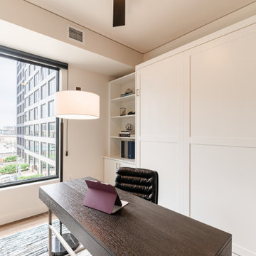 Custom Murphy Bed for a Flexible Home Office