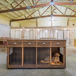 XL Double Kennel with Drawers - Dog Kennels And Crates