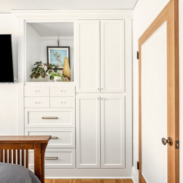 NW Portland Historic Condo Remodel- Bedroom Built-In