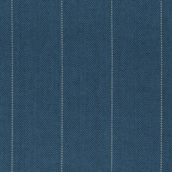 ROTH & TOMPKINS TEXTILES - Copley Stripe Fabric, Stripe Cobalt, 54''x36'' - Upholstery Fabric