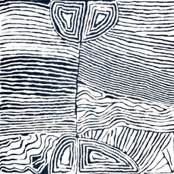 Judy Watson Napangardi 'Mina Mina' 120 x 120cm - Products