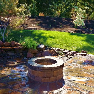 Before & After Landscape Makeover: Outdoor Entertainment Area
