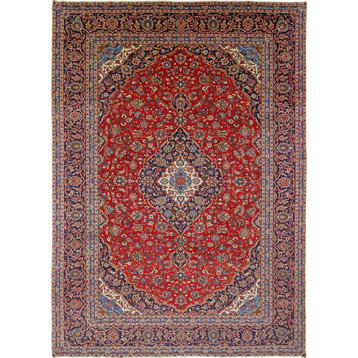 Persian Rug Keshan 13'2"x9'8" Hand Knotted