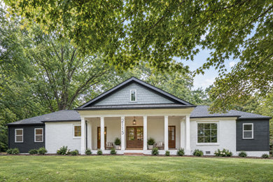 Inspiration for an exterior home remodel in Raleigh