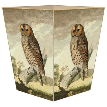 Tawny Owl Wastepaper Basket