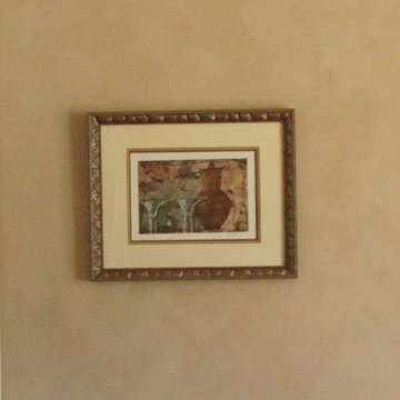 Wall Picture Frame Terracotta color with Silver highlights