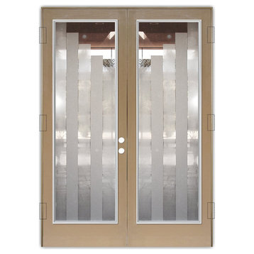 Front Door - Towers - Fiberglass Grain - 36" x 96" - LT Door Active - Push Open