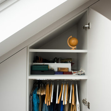 Angled Loft wardrobe
