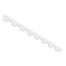 5"H x 1"P x 86 5/8"L Monroe Dentil Trim, 5/12 Roof Pitch Right