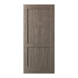 York - 96&rdquo; WALNUT 2-PANEL SHAKER INTERIOR DOOR 1-3/4&rdquo; - Interior Doors