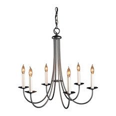 Hubbardton Forge (101160) 6 Light Simple Lines Chandelier