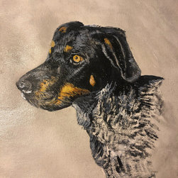 commissioned pet portraits - Paintings