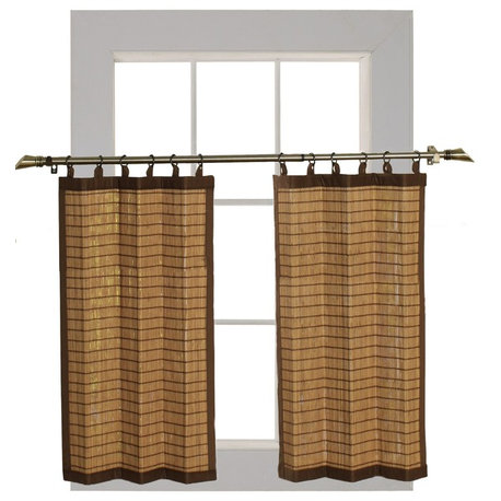 Versailles Patented Ring Top Bamboo Tier Set, Colonial, 36"