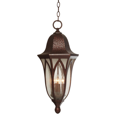 Berkshire 11" Hanging Lantern, Burnished Antique Copper