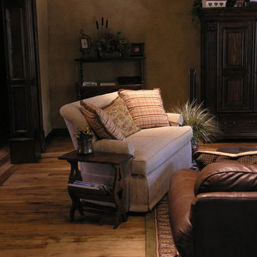 Hand Scraped Hand-Hewn Hand-Rubbed Natural Finish on 7" Character Hickory