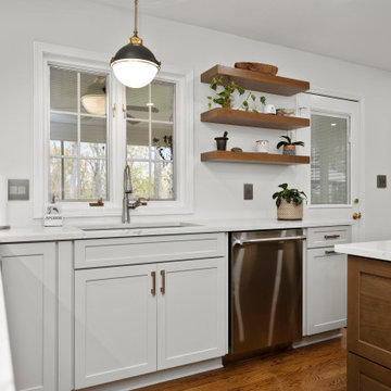 Home Remodel | Modern Farmhouse Kitchen-Laundry - St. Andrews