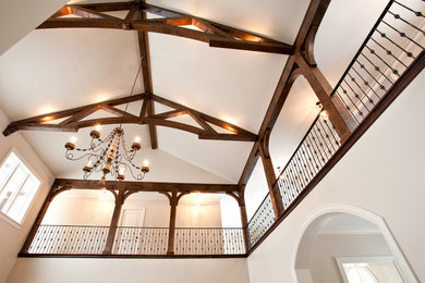 Elegant staircase photo in Milwaukee