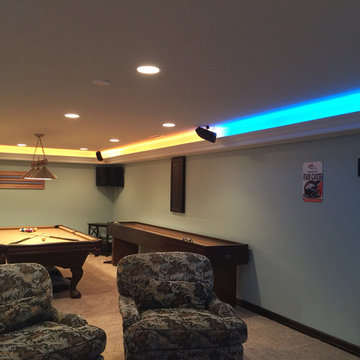 Man Cave Game Room LED Lighting