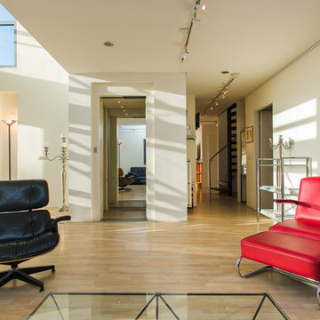 90s design two story penthouse