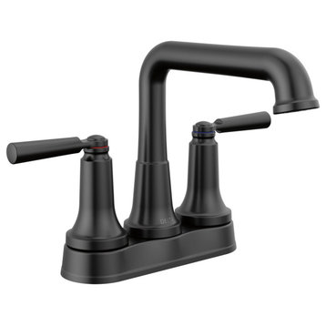 Delta 2536-MPU-DST Saylor 1.2 GPM Centerset Bathroom Faucet - Matte Black