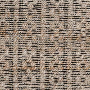 Paige Black/Natural Handwoven Area Rug by Kosas Home