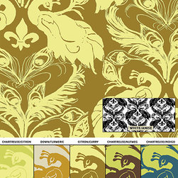 Casart coverings - Removable & Reusable Peacock Patterns - Wallpaper