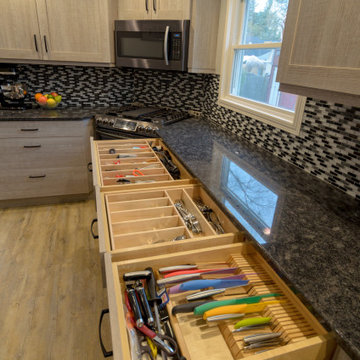 Rustic Barn Oak Kitchen in Nashua NH