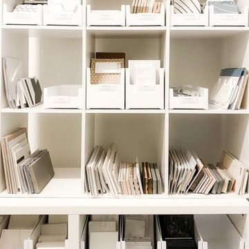 Interior Design Library Organizing