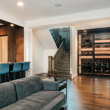 Living Room & Custom Bar