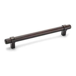 Cosmas - Contemporary Cabinet Pull, Oil Rubbed Bronze, Set of 10 - Cabinet And Drawer Handle Pulls