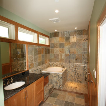 Soaking Tub and Open Shower