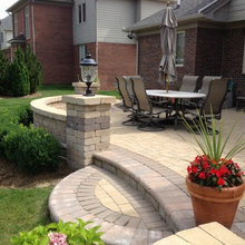 Brick patio