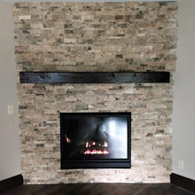 West Vancouver Fireplace Dining Eames Eiffel Tower Chair Gas