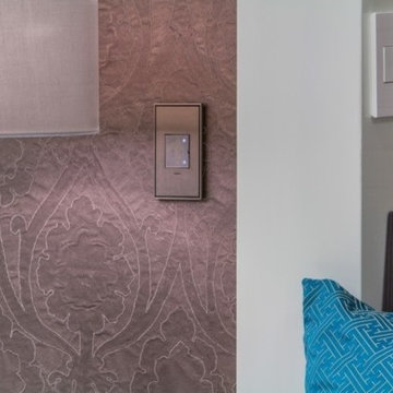 adorne® Touch Wi-Fi Ready Master Dimmer in Magnesium with 1-Gang Wall Plate