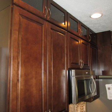 Kitchen remodel with adjoining laundry room