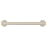 Ponte-Giulio-Contractor-Series - 48 Inch Grab Bars in Ivory, Non-slip Anti-microbial Grab Bars for the Shower - 48 Inch Grab Bars in Ivory, Non-slip Grab Bars with Anti-microbial Protection for the Shower and Bath, Ponte Giulio Contractor Series Grab Bars.