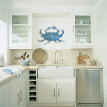 Handcrafted Blue Crab Sculptures by coastal artist Chase Allen
