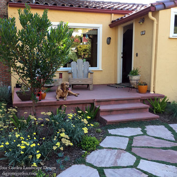 A Vibrant Updated Landscape For A Spanish-Style Bungalow in San Anselmo, CA