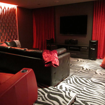 home cinema, tv room, cinema maison
