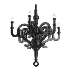 Replica Moooi Studio Job Paper Chandelier Light in Black - Chandeliers
