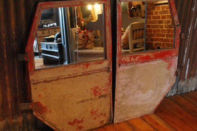 Mirrors made from carriage doors