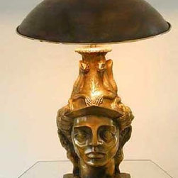 Goddess Face - Table Lamps