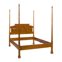 Pencil Post Bed in Tiger Maple - Beds