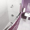 Curved Shower Rods 5' Curved Shower Rod, Chrome