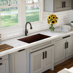 32" Undermount Pure Copper Kitchen Sink - Products