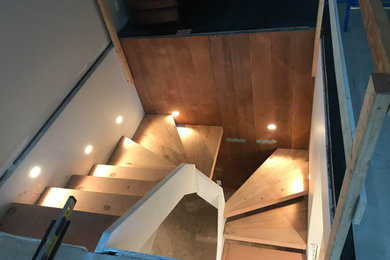 Inspiration for a staircase remodel in San Francisco