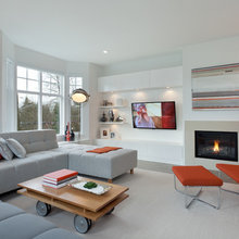 Family Room Media Shelving